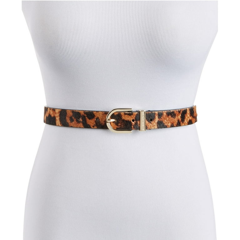 Michael kors leopard belt hot sale