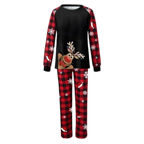 Xzngl Mens Christmas Pajamas Set Men Christmas Fashion Print Tops Pants Suit Family Parent Child Wear Dad Christmas Pajamas Pants For Men Christmas Pa