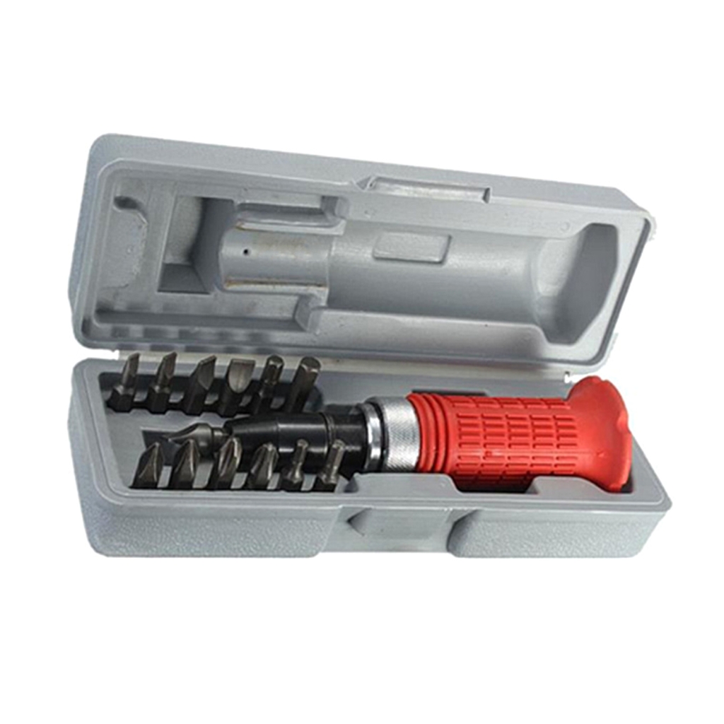 Yokua 14Pcs Impact Driver Screwdriver Hand Tools Portable For Loosening Bolts