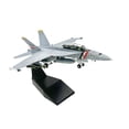 thumbnail image 2 of 1:100 F/a 18 Jet Aircraft Diecast aleación modelo colección Fighter ornamento avión con Base para el hogar Oficina sala de estar decoración de, 2 of 9