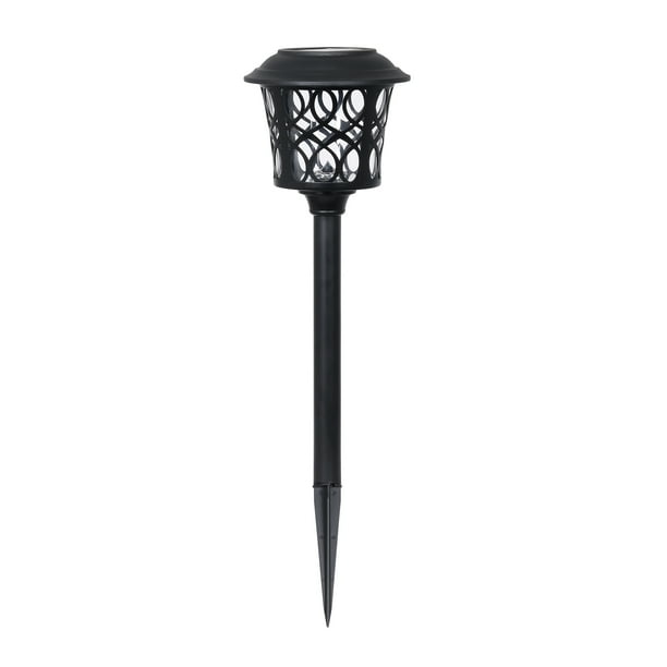 Better Homes Gardens Solar Powered Wrought Home Path Light 20 Lumen Bronze Finish Walmart Com Walmart Com