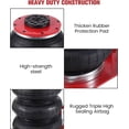 thumbnail image 4 of 3 Ton/6600 lbs Air Jack Pneumatic Jack, 3-5S Fast Lifting for Car Repair, Brass Valve, 4 of 7