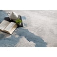 thumbnail image 4 of 4â€™ x 6â€™ Gray and Blue Abstract Clouds Area Rug, 4 of 5