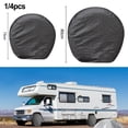 thumbnail image 3 of 4 Pcs Housse de Pneu de Voiture Rv Housse de Protection Imperméable Écran Solaire de Rechange, 3 of 5
