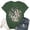 Green, variant on Graphic Tees for Women'sun Hoodie Jacket Lightweight Long Sleeve Sun Shirt with Pocket Outdoor Hiking Zip Front Top for Women Black L