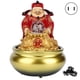 thumbnail image 1 of Fuente de agua LED innovadora resina cascada ornamento artesanía para el hogar Oficina paisaje decoración Dios de la riqueza enchufe estadounidense 110V, 1 of 14