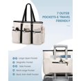 thumbnail image 3 of Bolsa LOVEVOOK Work para portátil de mujer, impermeable, negra, 3 of 9
