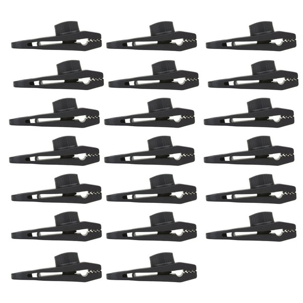 Yuarrent Clips para lona de tienda de 20 piezas, 5X hebilla de bloqueo, abrazaderas resistentes al desgaste para acampar, herramientas de carpas