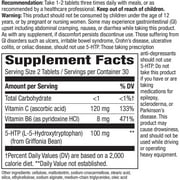 Nature's Way 5-HTP, L-5-Hydroxytryptophan, Vitamin B6 & C, Griffonia Bean Extract 50 mg, Tablet,60 Count