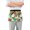 Coconut Orange Leaf, variant on Orange Banana Pawpaw Watermelon Server Apron with 3 Pockets Waterproof Waitress Waist Short Apron for Man Woman 12 Inches