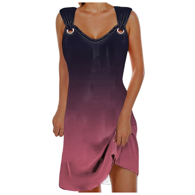 Wyzesi Chandails à Col Rond pour Femmes, Graphiques, Rose et Noir, Mode Femme, Uni, Décontracté, Ample, Sans Manches, Col en V, Robe Chandail à Boutons Métalliques, Tunique, Chandails pour Femmes, Chandails de Maternité, Épaules Dénudées