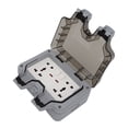 thumbnail image 3 of Caja de enchufe impermeable IP66 para exteriores, 13A, 16A, a prueba de arena, resistente a la intemperie, enchufe con interruptor para exteriores, estándar europeo de 250V, 3 of 5
