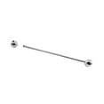 thumbnail image 4 of SPRING PARK Classic Round End Silver Tie Clip Clasp Pin, 4 of 4