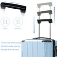 thumbnail image 2 of Euroco 3 Piece Luggage Sets,20" Hardshell Carry-On Luggage with 2 Packing Cubes,TSA Lock and Spinner Wheels,Lightweight Durable Suitcase Set for Men Women,Sky Blue, 2 of 8