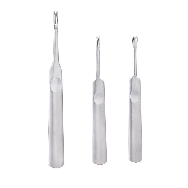 Naiovety Herramientas de costura en forma de U para manualidades, Kit de herramientas para manualidades de cuero de la mano, de acero inoxidable, 3 uds. Suministros de marroquinería Naiovety HA1603-00B