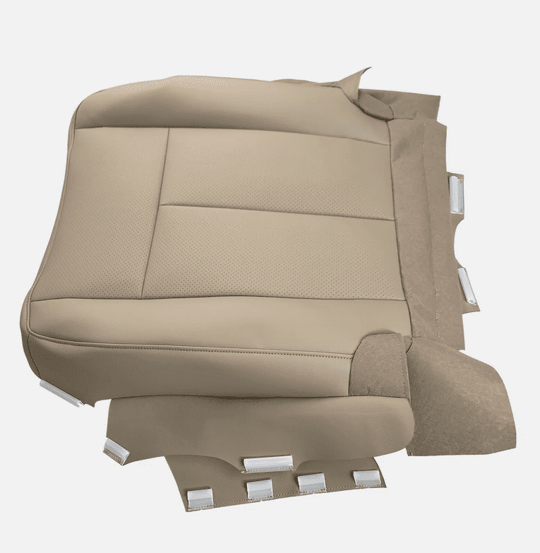 2007-2014 For Ford Expedition Driver Bottom Perforated Leather AC Seat Cover Tan