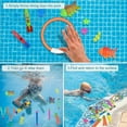 thumbnail image 3 of Diving Toys, 28 Pcs Swimming Toys, Diving Rings, Swimming Dive Sticks, Swimming Pool, 3 of 5