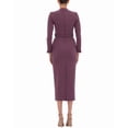 thumbnail image 2 of BGL womens  Midi Dress, 6, Purple, 2 of 3