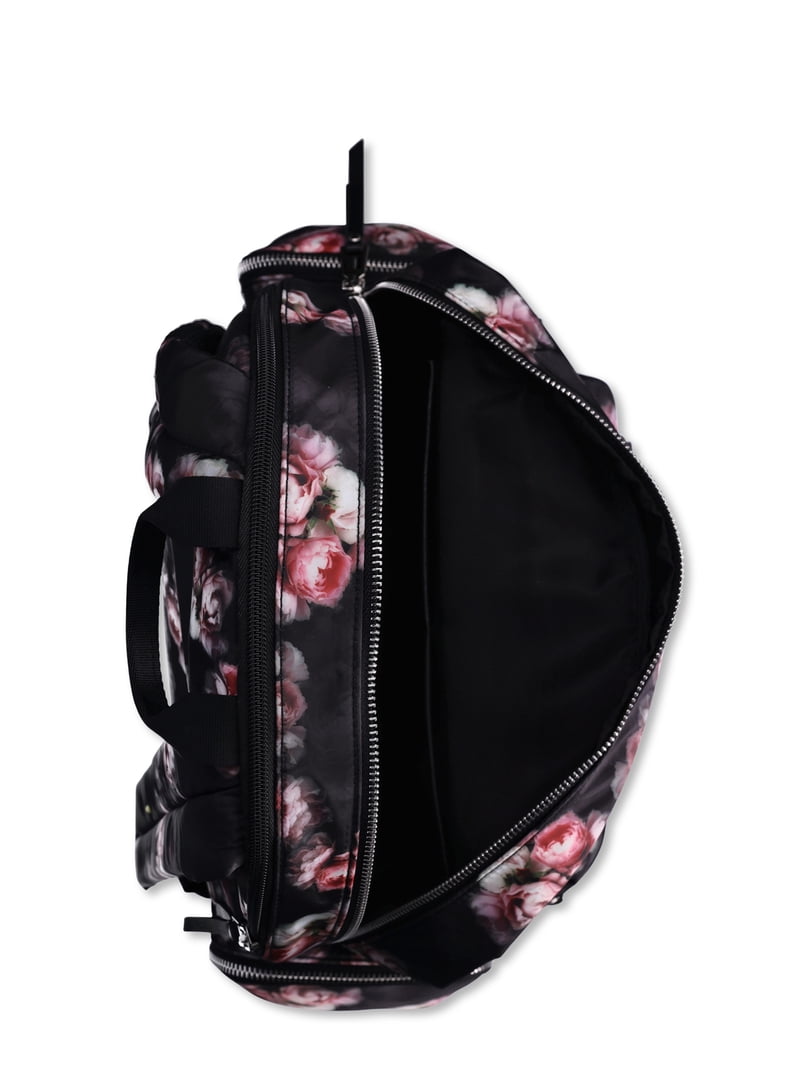 MADDEN GIRL Floral Black Leather Panel Backpack Steve madden floral backpack - Gem main image 3