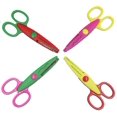 thumbnail image 1 of Cribun 4PC Colorful DIY Decorative Paper Edge Scissor Set for Scrapbook Album/Stamps Edge/Cards Making, 1 of 8