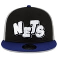 thumbnail image 2 of Men's New Era  Black/Navy Brooklyn Nets 2023/24 City Edition 9FIFTY Snapback Adjustable Hat, 2 of 5
