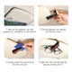 thumbnail image 5 of Clip multifunción para gafas de coche | Porta gafas de sol y tarjetero para visera | Ranura en U para un almacenamiento seguro | Fácil acceso con una sola mano | Diseño de plástico rojo o azul, 5 of 7