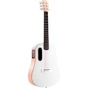 LAVA MUSIC LAVA ME play 36 Acoustic-Electric Guitar With Lite Bag - Light Peach-Frost White