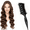 BLACK, variant on DUAIU Curl Defining Brush,Curly Hair Brush,Vented Hair Brush for Detangling, Shaping and Defining Curls For Women and Men Less Pulling (Black)