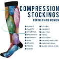 thumbnail image 4 of Easter Eggs Compression Socks for Women&Men Circulation-Best Support for Nurses, Running, Athletic-1 Pairs Gift, 4 of 7