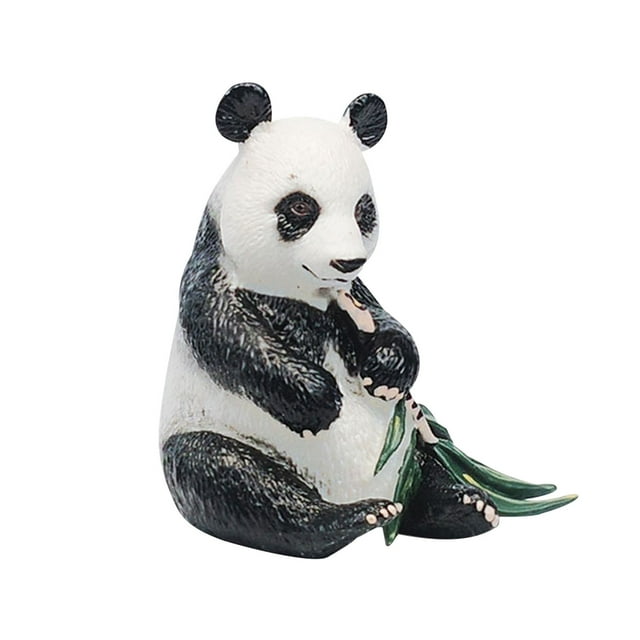 EGNMCR Simulation Mignons Pandas Modèle Sichuan Pandas Géants Pandas Rouges à Faire à la Main Poupée en Peluche Cadeaux d'Anniversaire pour Enfants