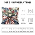 thumbnail image 5 of YINGXI Let dom Throw Pillow Covers, USA Flag Decorations 22x22in, 5 of 5