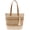 Beige, variant on Straw Beach Tote Bag Women - 2026 Handwoven Summer Purse Handbag with Zipper Perfect for Vacation Travel Pool | Large Roomy, Zipper Closure, Lightweight Foldable, Ideal Summer Gift, Beach Bag