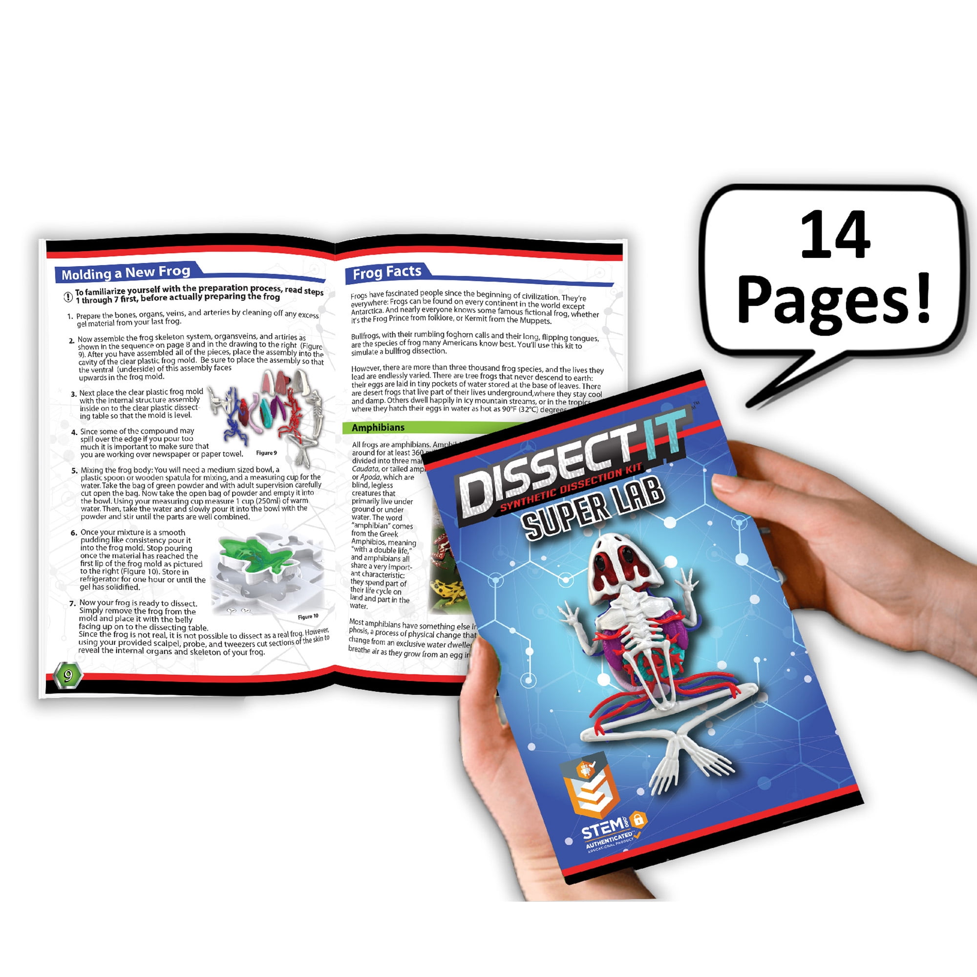 Dissect-It: Deluxe Super Frog Lab - Synthetic Dissection Kit