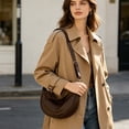 thumbnail image 4 of Women's Versatile High-End Soft Leather Dumpling Bag Shoulder Bag Crossbody Bag For Student Class Use, 4 of 6