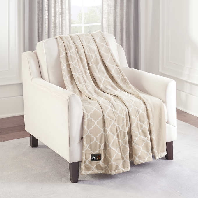 Brookstone electric throws sale