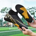 thumbnail image 3 of Botas de fútbol para hombre Society Cleats originales profesionales para interior, botas de fútbol para campo TF/FG, zapatillas antideslizantes para entrenamiento de césped para niños, 3 of 5