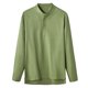 thumbnail image 2 of pstuiky Camisas de invierno de manga larga para hombre, Blusas de cuello redondo, sueltas, informales, cómodas, lisas, de manga larga, para hombre camisetas de hombre xxxl, 2 of 9