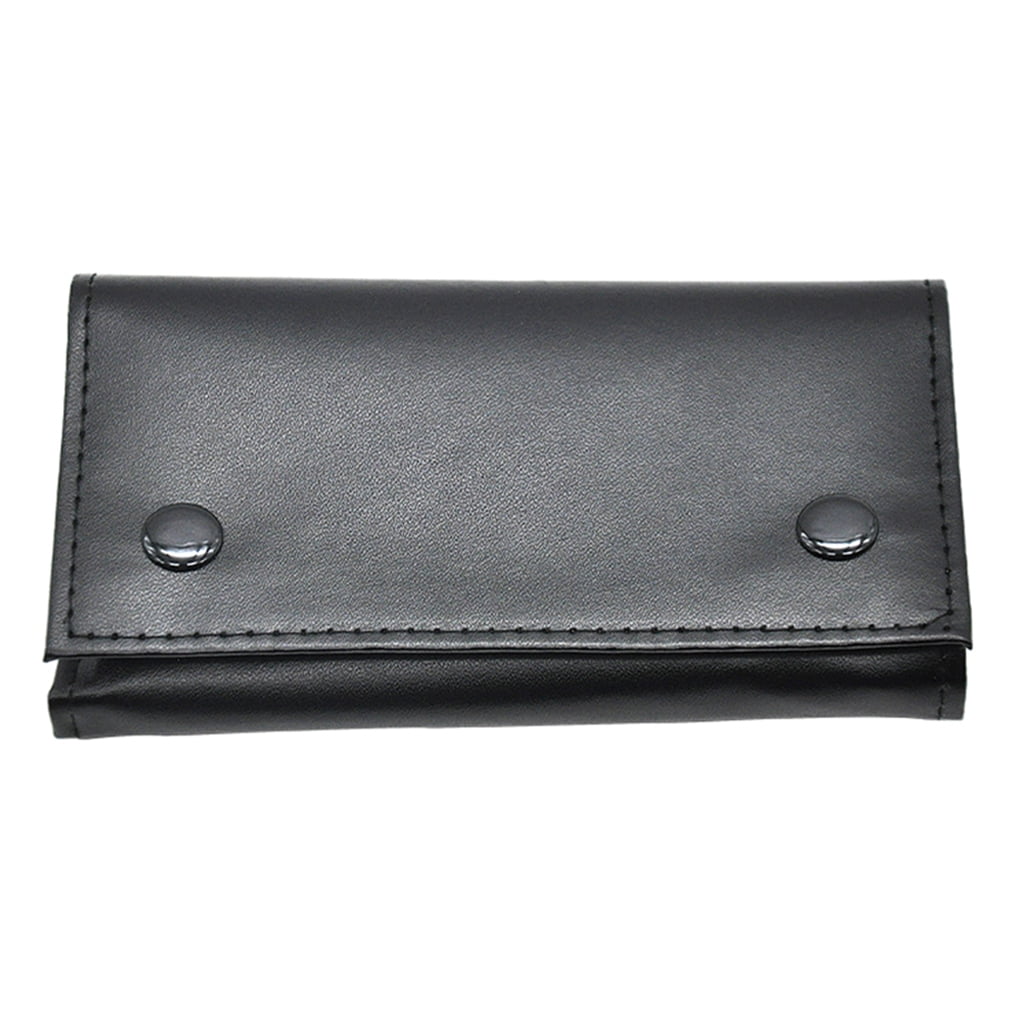 Sorrowso Portable Artificial Leather Tobacco Pouch Case Rolling Pipe