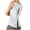 White, variant on Workout Tops for Womem Crewneck Sleeveless Split Back Knot Breathable Gym Athletic Yuga Tops