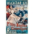 thumbnail image 2 of Alfred Choubrac 17x24 Black Ornate Framed Double Matted Museum Art Print Titled: Alcazar D'Ete Every Evening Little Binettes Champs Elysees (1880-1900), 2 of 5