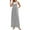 Grey, variant on Riforla Women Casual Pocket Romper Strap Solid Playsuit Button Long Jumpsuit Jumpsuits for Women XXL