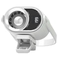 thumbnail image 2 of 2026 Car Clip on Air Conditioner Fan with Led Display, Portable Mini Cooling System for Auto Vehicle, Usb Rechargeable Battery Powered Gadget, 360° Rotation Adjustable 4 Speed Clip Fan (White), 2 of 6