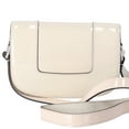 thumbnail image 3 of Pre-Owned Valentino V logo Signature Shoulder Bag Cream Patent Leather, 3 of 8