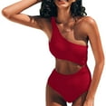 thumbnail image 2 of MSJUHEG Ruched Monokinis,Womens Tankini Bathing Suits,Full Coverage Slimming Swimwear,Women's One-piece Swimsuits,Strapless Bathing Suits,Cross Back,Womens One Piece Swimsuits Red 1 S, 2 of 3