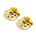 thumbnail image 3 of 4 piezas de aleación de llanta de rueda hexagonal decoración para UDR coche de carreras Hugo Amarillo Disco de freno de rueda, 3 of 8
