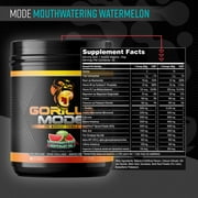 Gorilla Mode Pre-Workout, Watermelon, 800 g