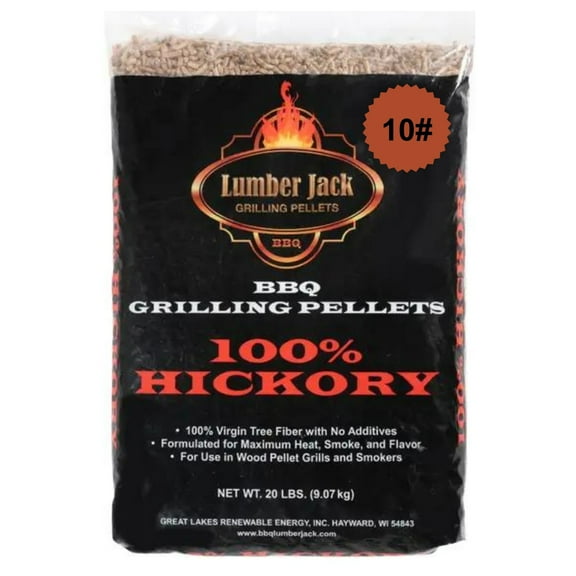 Lumber Jack 100% Hickory BBQ Grilling Pellets