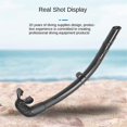thumbnail image 3 of Soft Silicone Diving Snorkel, Portable and Foldable Design, Easy to Breathe, Suitable for Free Diving and Swimming,E, 3 of 5