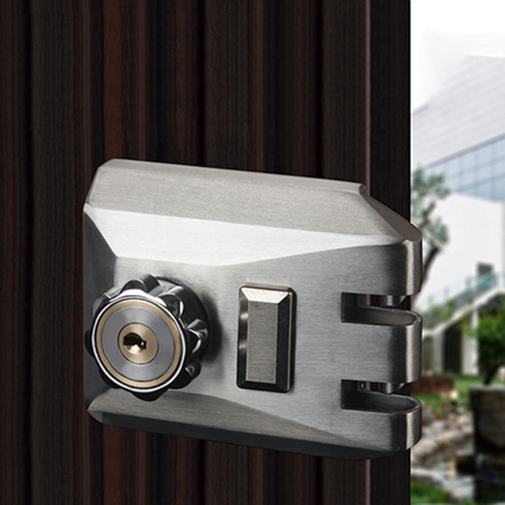 Cylinder Dead Bolt Lock AntiTheft Door Lock with Key Single Cylinder Exterior Door Gate Lock Door Hardware Enduring