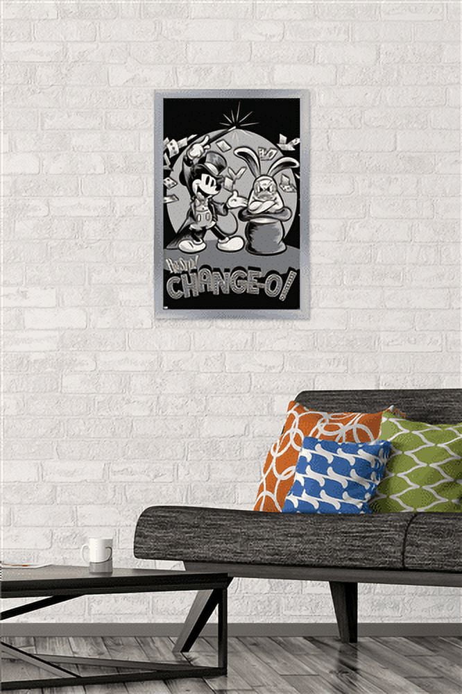 Disney Mickey Mouse - Presto Change-O Wall Poster, 14.725" x 22.375", Framed